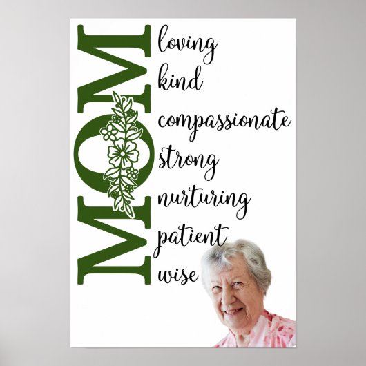 Hou van je oma...poster tekenkenmerken poster (Voorkant)