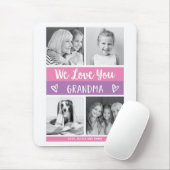 Hou van je oma | Roze kleurenblokfotoraster Muismat (Met muis)
