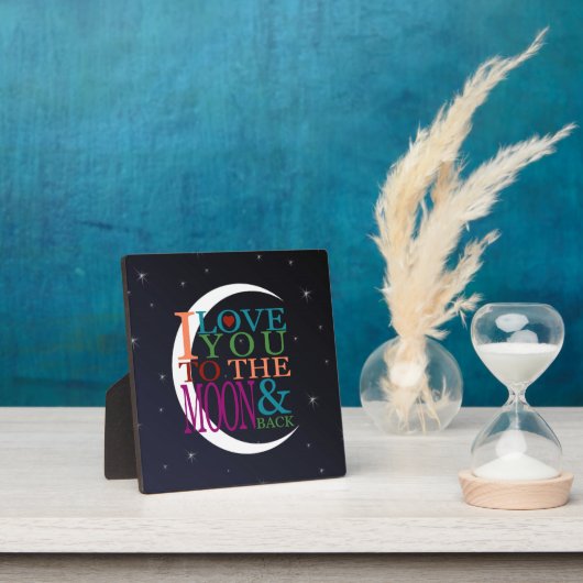 Hou van je op de maan en terug fotoplaat (Insitu)