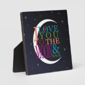 Hou van je op de maan en terug fotoplaat (Voorkant)