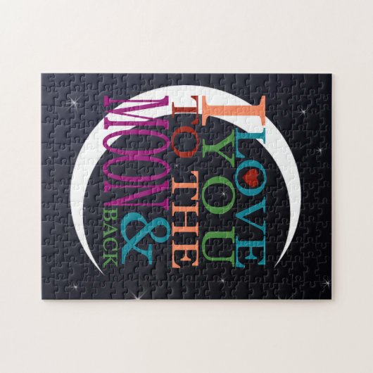 Hou van je op de maan en terug legpuzzel (Horizontaal)