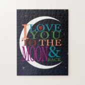 Hou van je op de maan en terug legpuzzel (Verticaal)