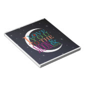 Hou van je op de maan en terug notitieblok (Schuin)