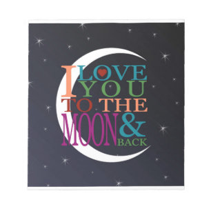 Hou van je op de maan en terug notitieblok