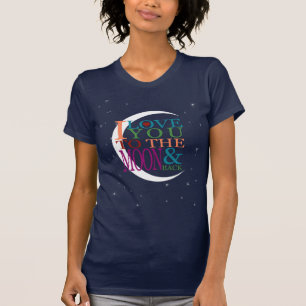 Hou van je op de maan en terug t-shirt