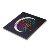 Hou van je op de maan en terug tegeltje (Zijkant)