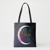 Hou van je op de maan en terug tote bag (Voorkant)