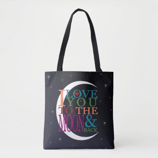 Hou van je op de maan en terug tote bag (Voorkant)