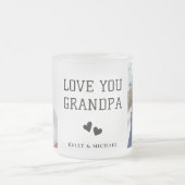 Hou van je, Opa Modern Collage Photo Coffee Mok (Center)