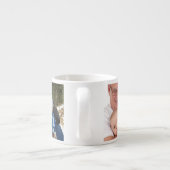 Hou van je Opa Moderne Collage Foto Espresso CUP Espresso Kop (Achterkant)