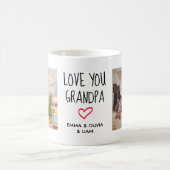 Hou van je opa | Twee handgeschreven foto's Koffiemok (Center)