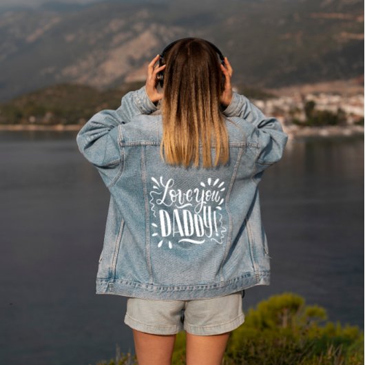 Hou van je, papa! denim jacket