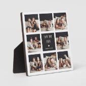 Hou van je Papa | Foto Collage Handgeschreven teks Fotoplaat (Voorkant)