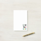 Hou van je papa Notities Post-it® Notes (Op bureau)
