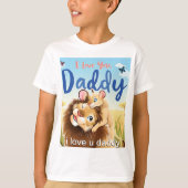 Hou van je papa t-shirt (Voorkant)