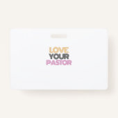 hou van je pastor badge (Voorkant)