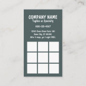 hou van je petbonenkaart klantenkaartje (Achterkant)