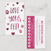 hou van je petekaart klantenkaartje (Voorkant / Achterkant)