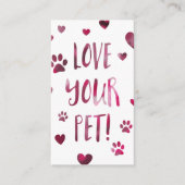 hou van je petekaart klantenkaartje (Voorkant)