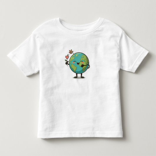 Hou van je planeet kinder shirts (Voorkant)