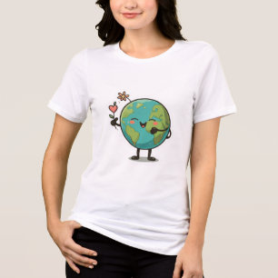 Hou van je planeet Tri-Blend shirt