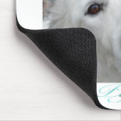 Hou van je Pyr Grote Pyreneeën Blauwgroen Muismat (Hoek)