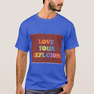 Hou van je reflectie t-shirt