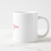 Hou van je rode hart grote koffiekop (Rechts)