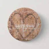 "Hou van je" Ronde Button 5,7 Cm (Voorkant)