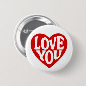 Hou van je ronde button 5,7 cm (Voorkant /achterkant)