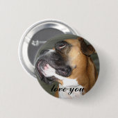 hou van je ronde button 5,7 cm (Voorkant /achterkant)