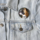 hou van je ronde button 5,7 cm (In situ)