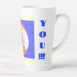 Hou van je Royal Blue met woorden Latte Mok