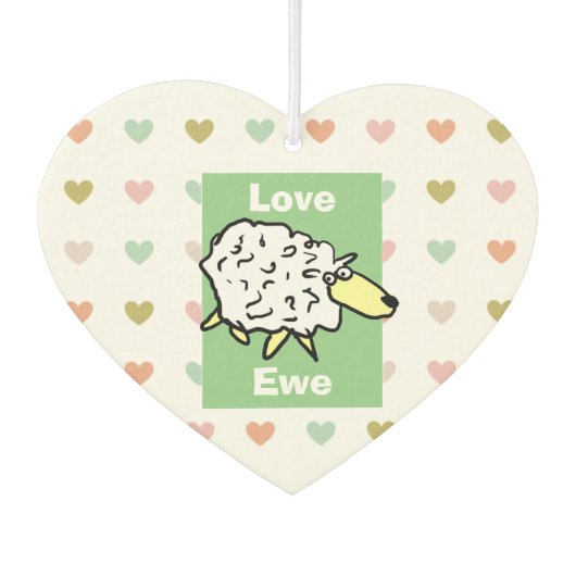 Hou van je schapenvaar luchtverfrisser (Achterkant)