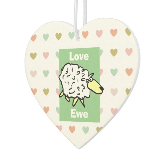 Hou van je schapenvaar luchtverfrisser (Links)