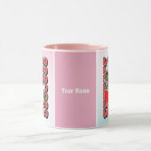 Hou van je, Schattigee dinosaurus in konijnenkostu Mok (Midden)