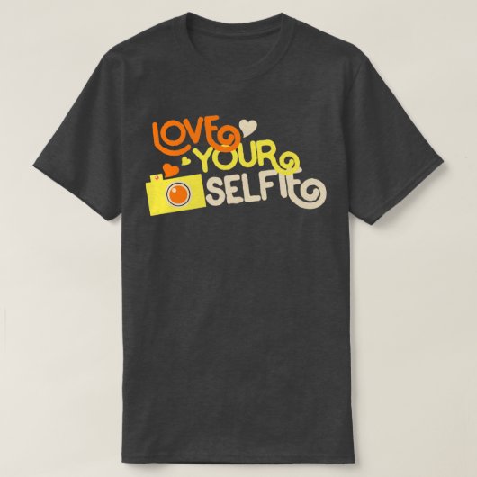 Hou van je Selfie T-shirt (Design voorkant)