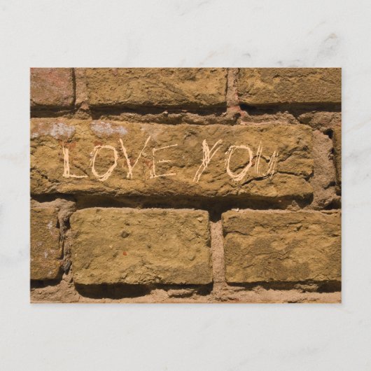 hou van je_stenen briefkaart (Voorkant)