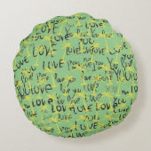 Hou van je tekstkunst rond kussen (Achterkant)