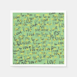 Hou van je tekstkunst servet