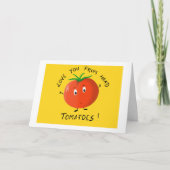 Hou van je tomaten kaart (Voorkant)
