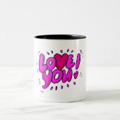 Hou van je tweekleurige koffiemok (Center)