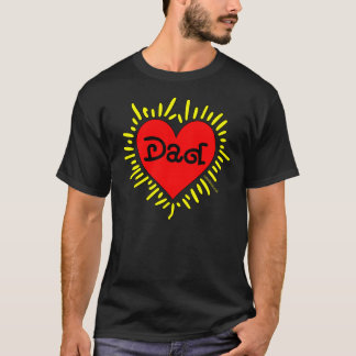 Hou van je vader donkere t-shirt