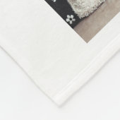 Hou van je vader | Foto Collage Handgeschreven tek Fleece Deken (Hoek)