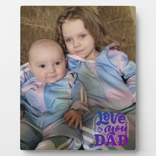 Hou van je vader fotoplaat (Voorkant)