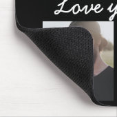 Hou van je vader, gepersonaliseerde foto Muismat (Hoek)