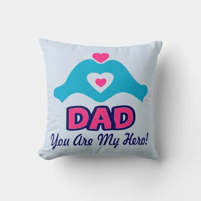 ↷Hou van je vader, je bent mijn held Fabulous Gooi Kussen (Voorkant)
