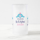 🍺 ↷hou van je vader, je bent mijn held geweldig matglas bierpul (Center)