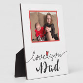Hou van je vader Plaque Fotoplaat (Zijkant)