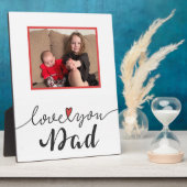 Hou van je vader Plaque Fotoplaat (Zijkant)